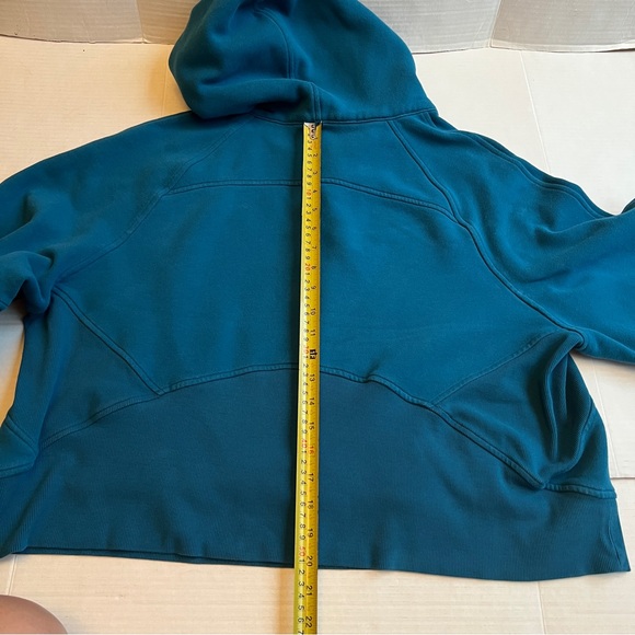 Lululemon  2021 cuba Oversized 1/2 Zip Hoodie Blue Borealis EUC XL/XXL - Picture 8 of 16
